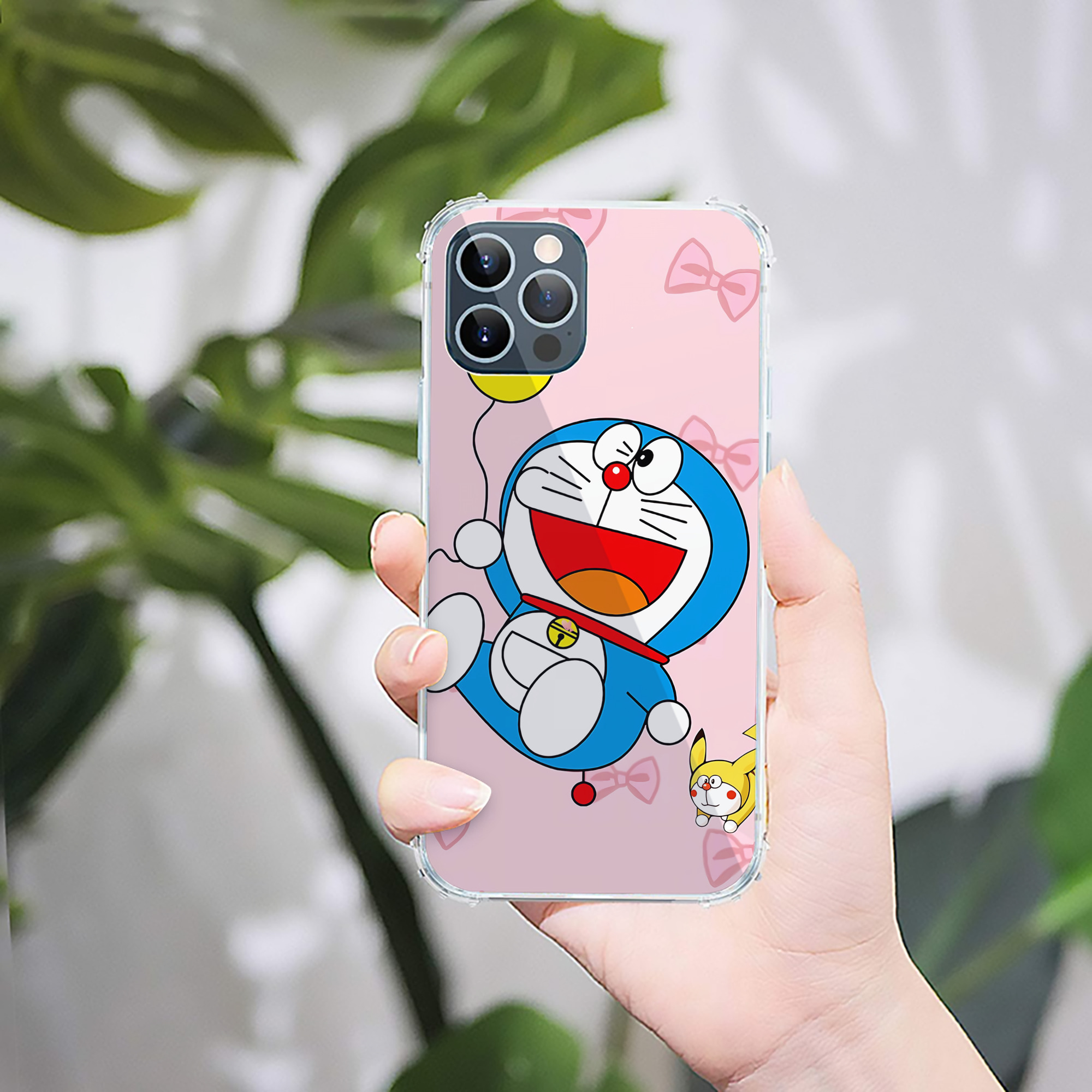 （画像用） ドラえもん Doraemon 【iPhone 12シリーズ対応】透明スマホケース（クリアソフトケース）